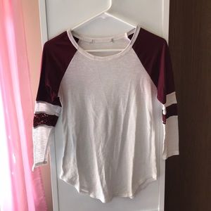 a long sleeve top :)